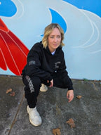 Relax Unisex Sweat Pants on model [model:female]
