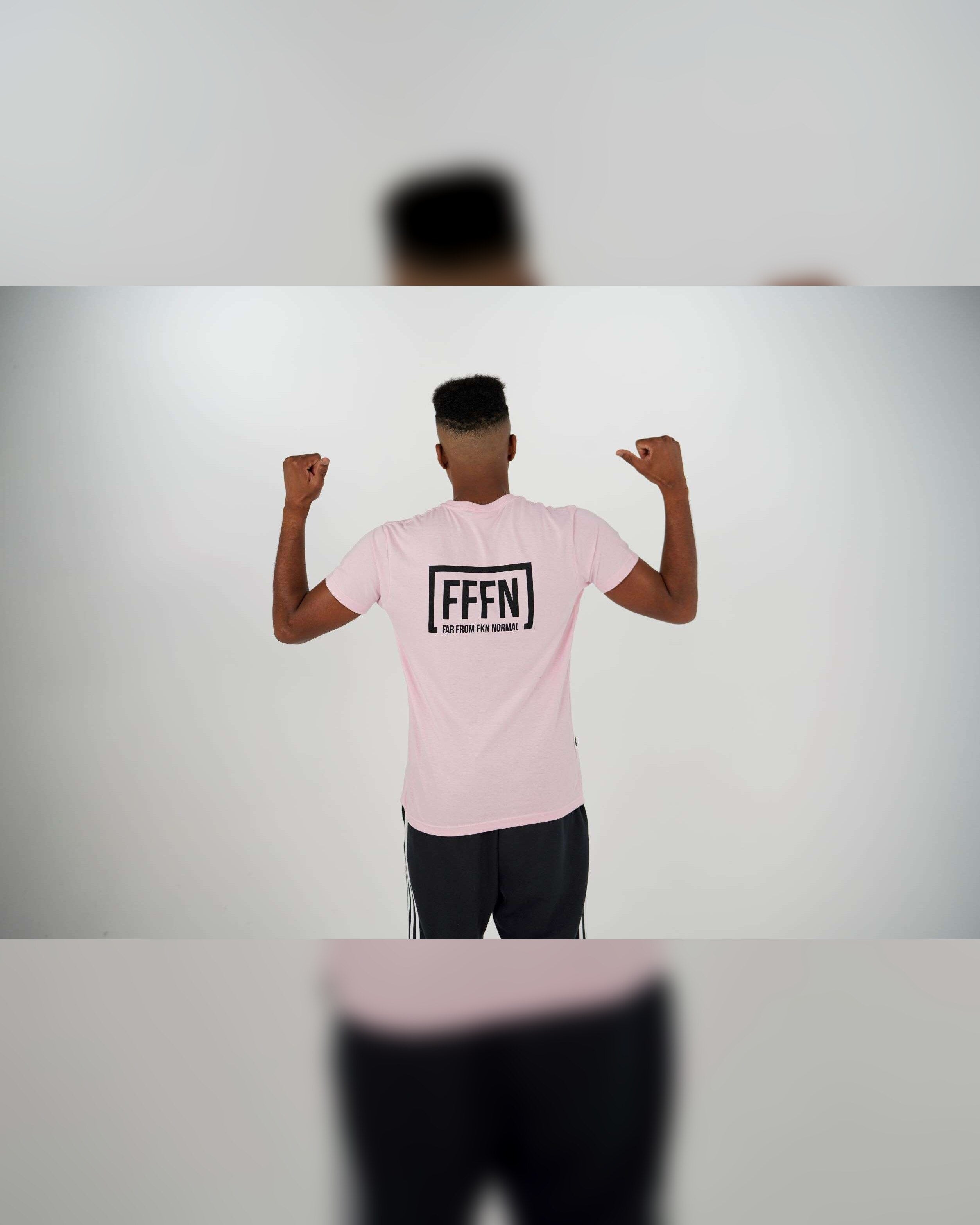 Pink :: Unisex Rear Logo T-Shirt