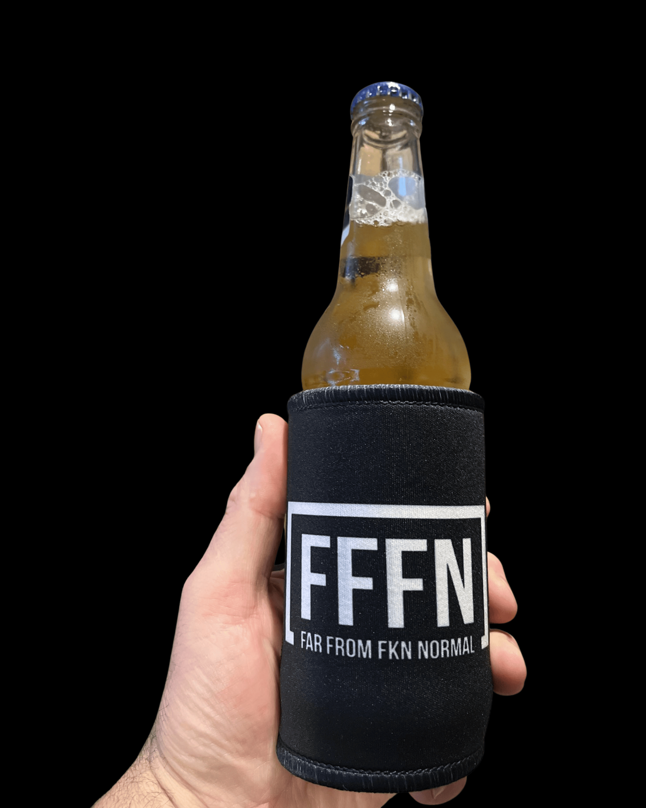 Midnight Stubby Holder on model