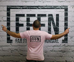 Pink :: Unisex Rear Logo T-Shirt