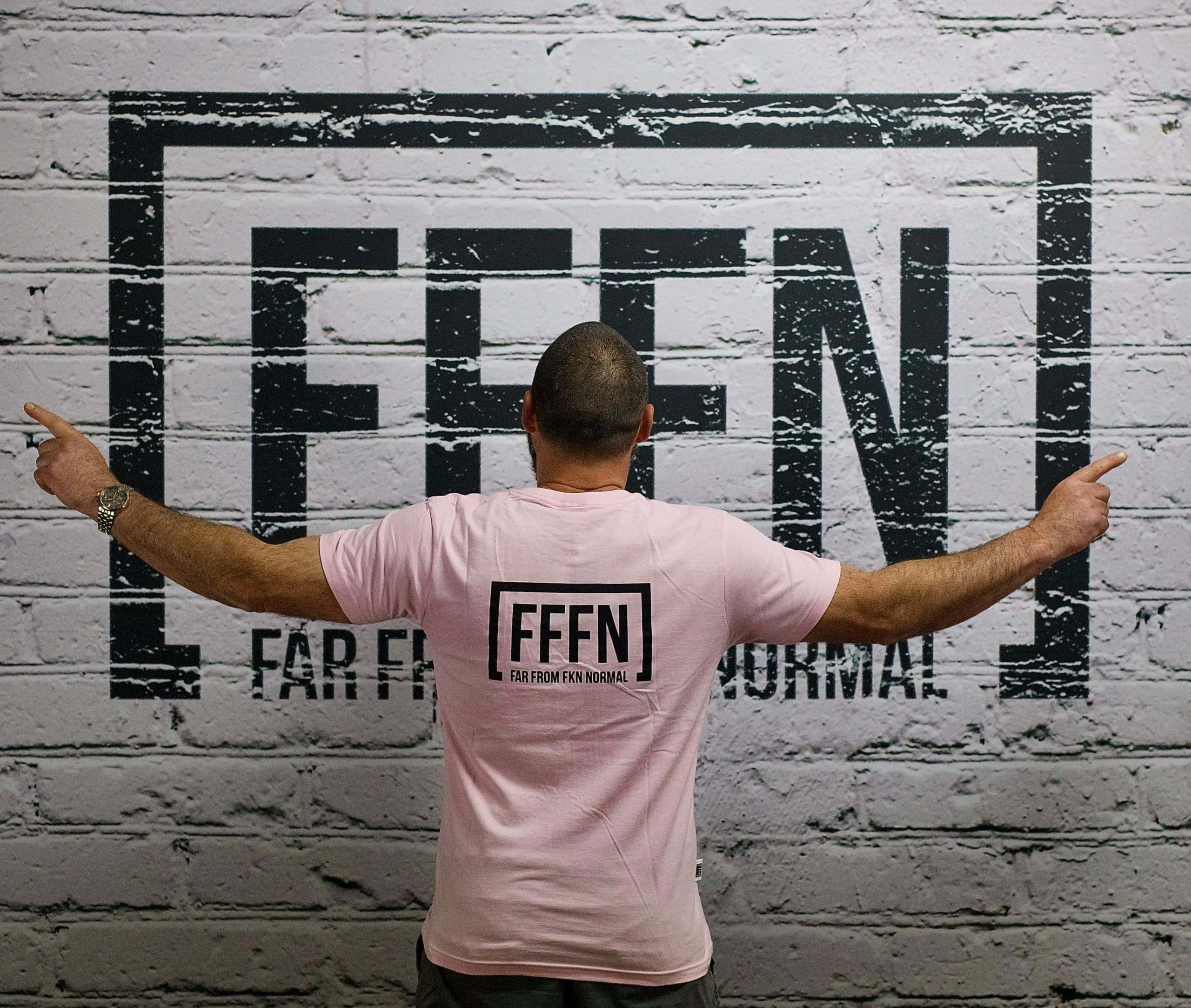 Pink :: Unisex Rear Logo T-Shirt
