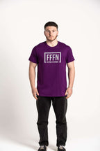 Purple :: Unisex Front Logo T-Shirt