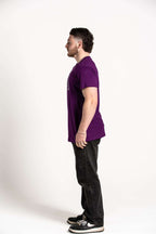 Purple :: Unisex Front Logo T-Shirt