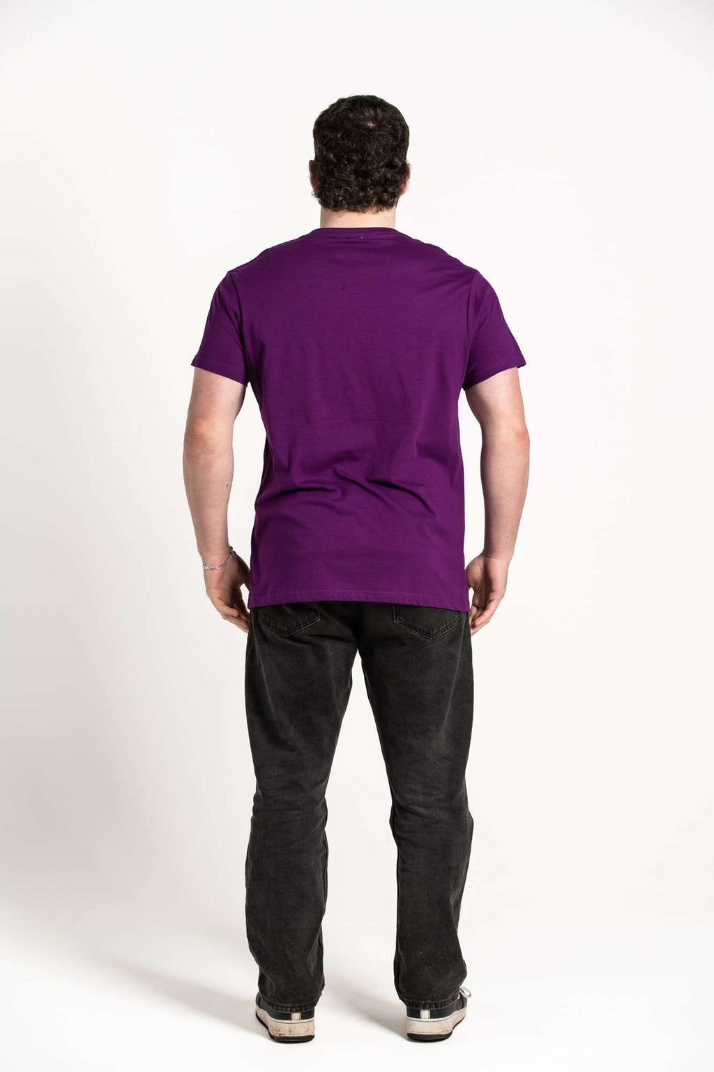 Purple :: Unisex Front Logo T-Shirt