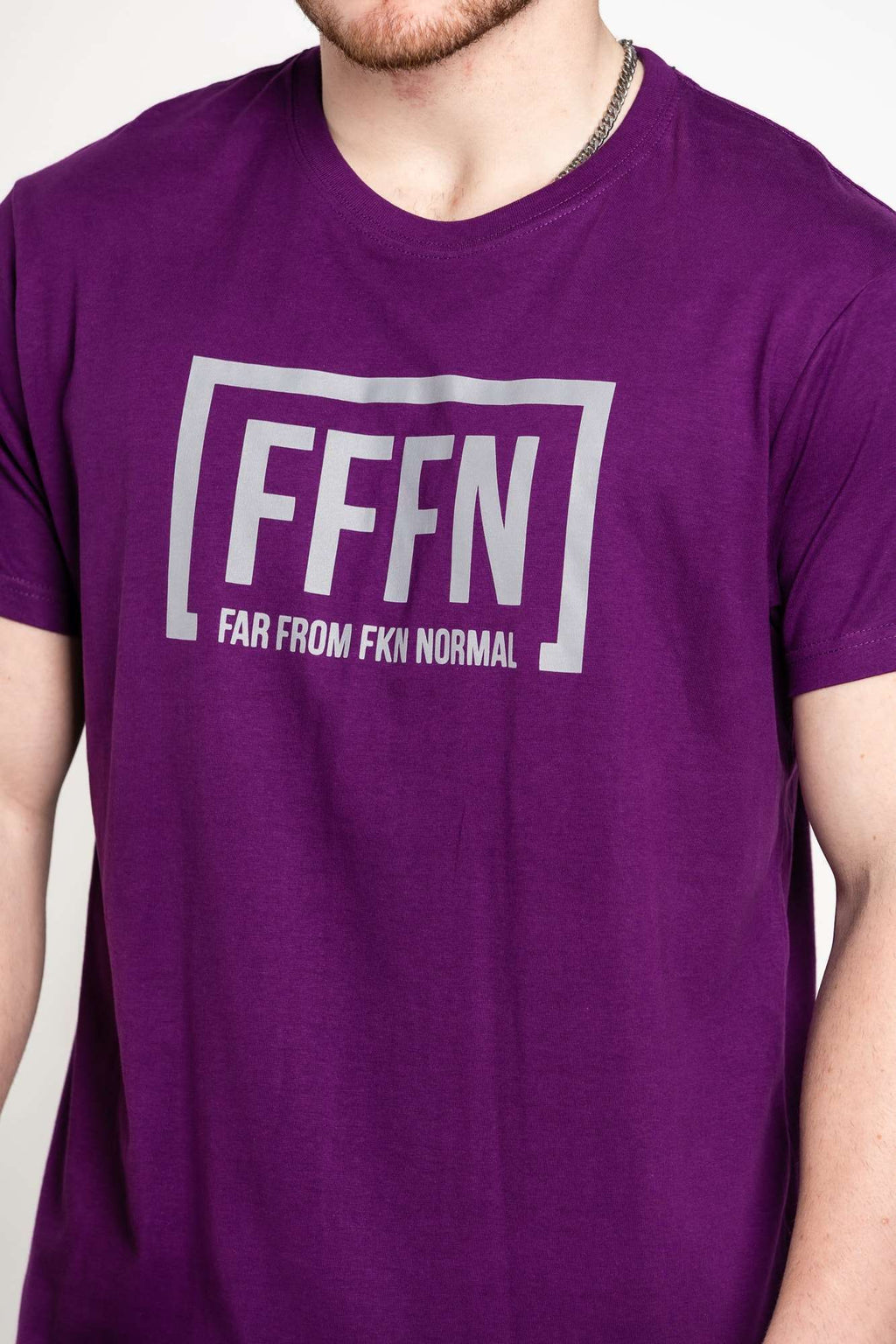 Purple :: Unisex Front Logo T-Shirt