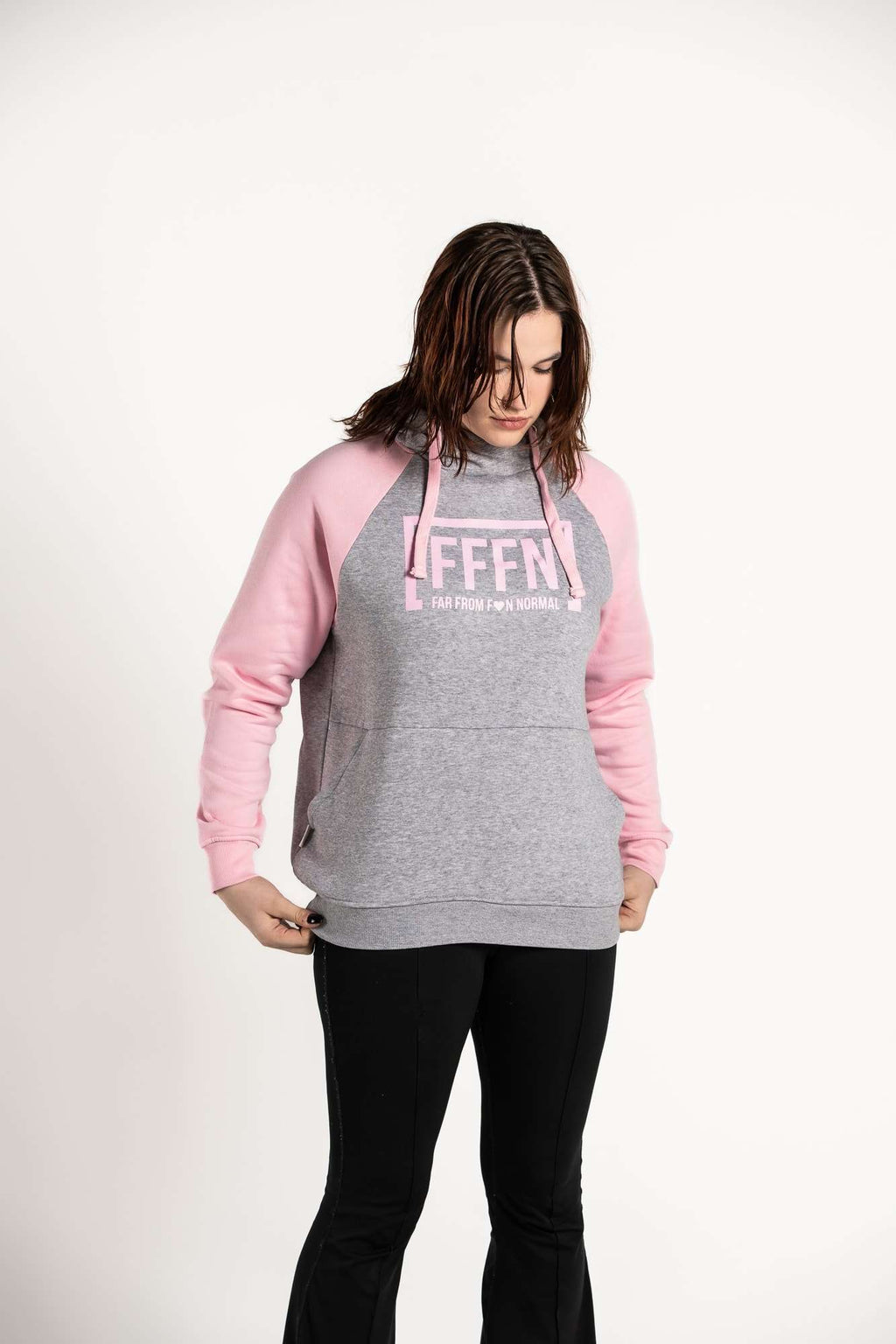 Unisex Love Active Hoodie Pink