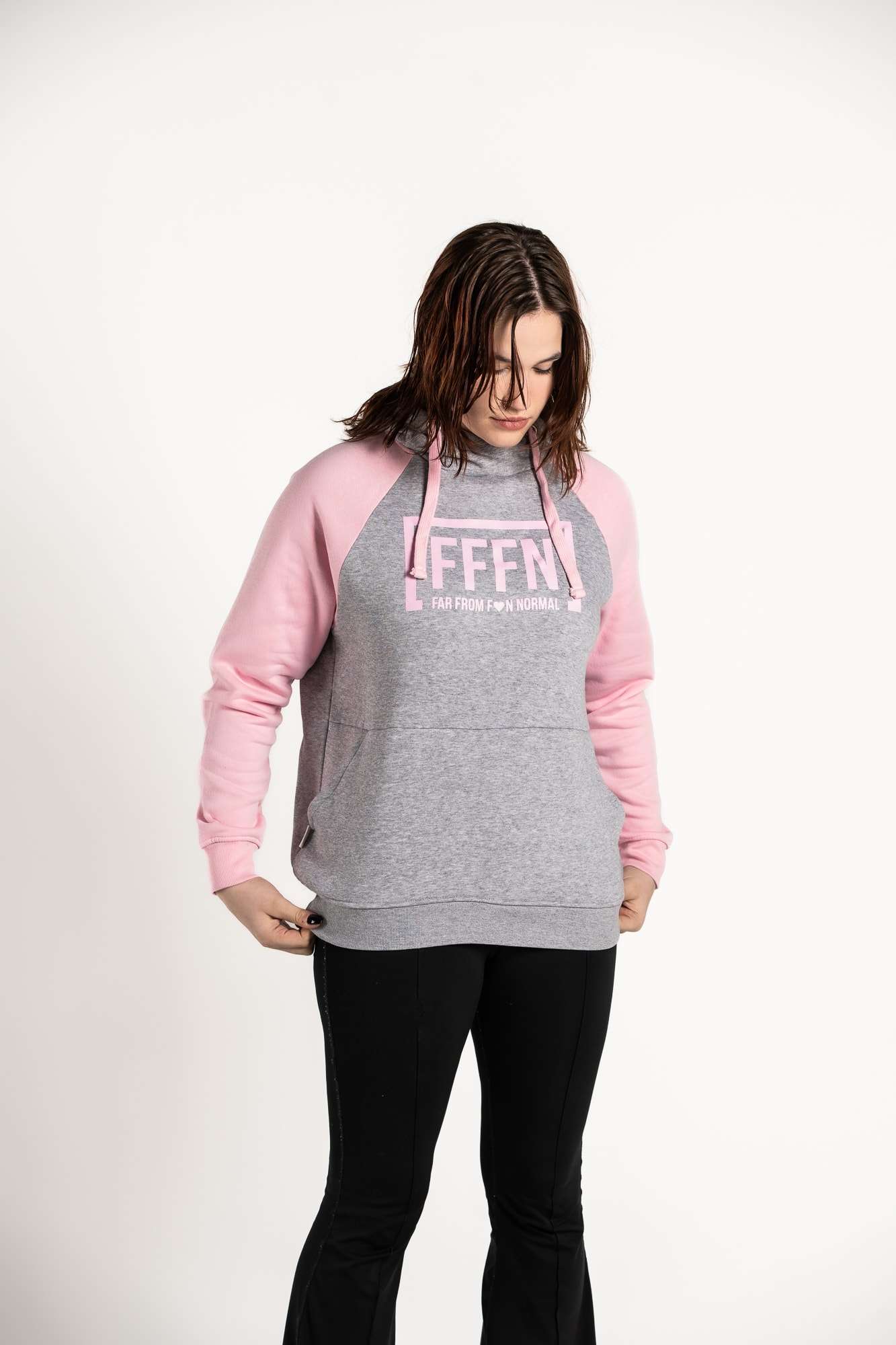Unisex Love Active Hoodie Pink