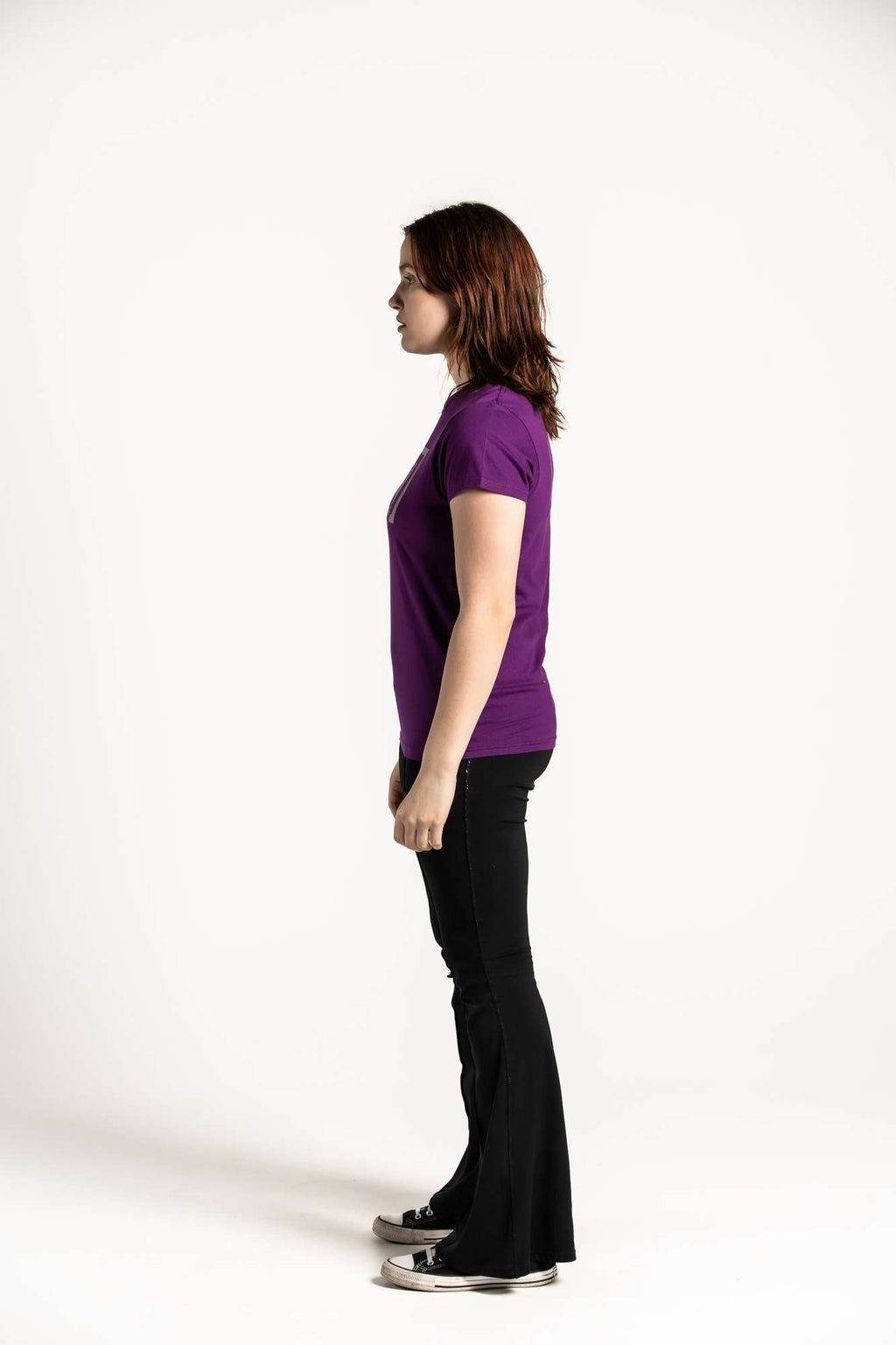 Purple :: Unisex Front Logo T-Shirt