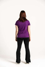 Purple :: Unisex Front Logo T-Shirt