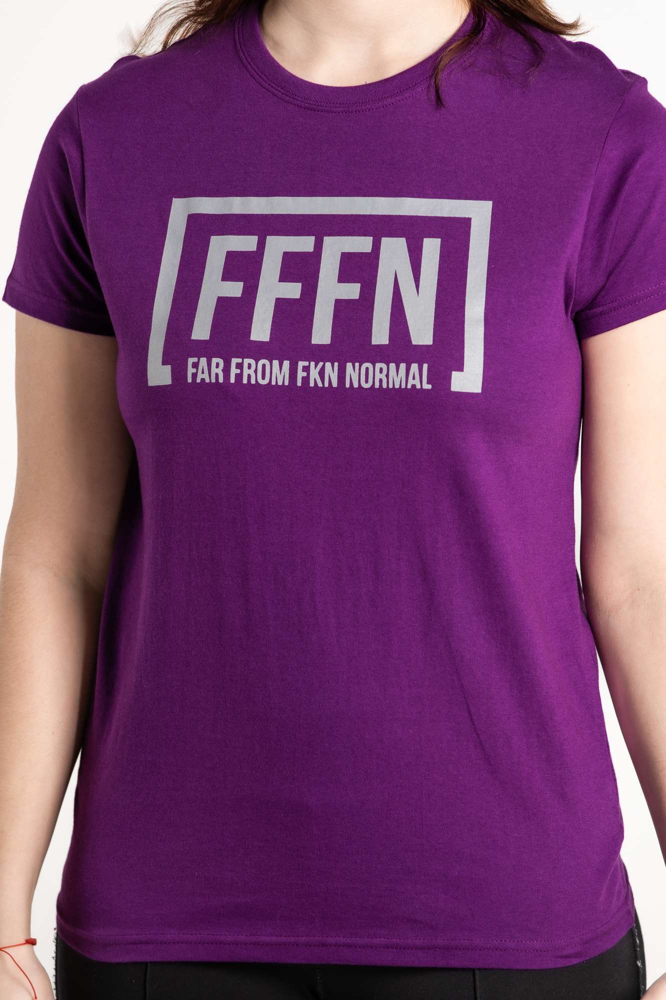 Purple :: Unisex Front Logo T-Shirt