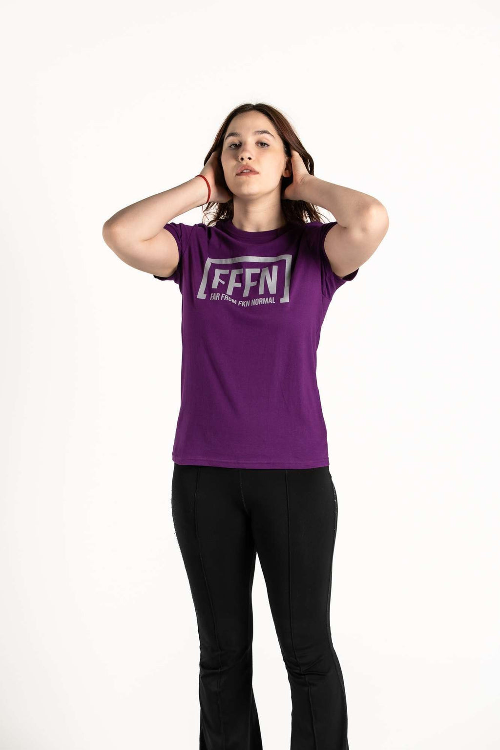 Purple :: Unisex Front Logo T-Shirt