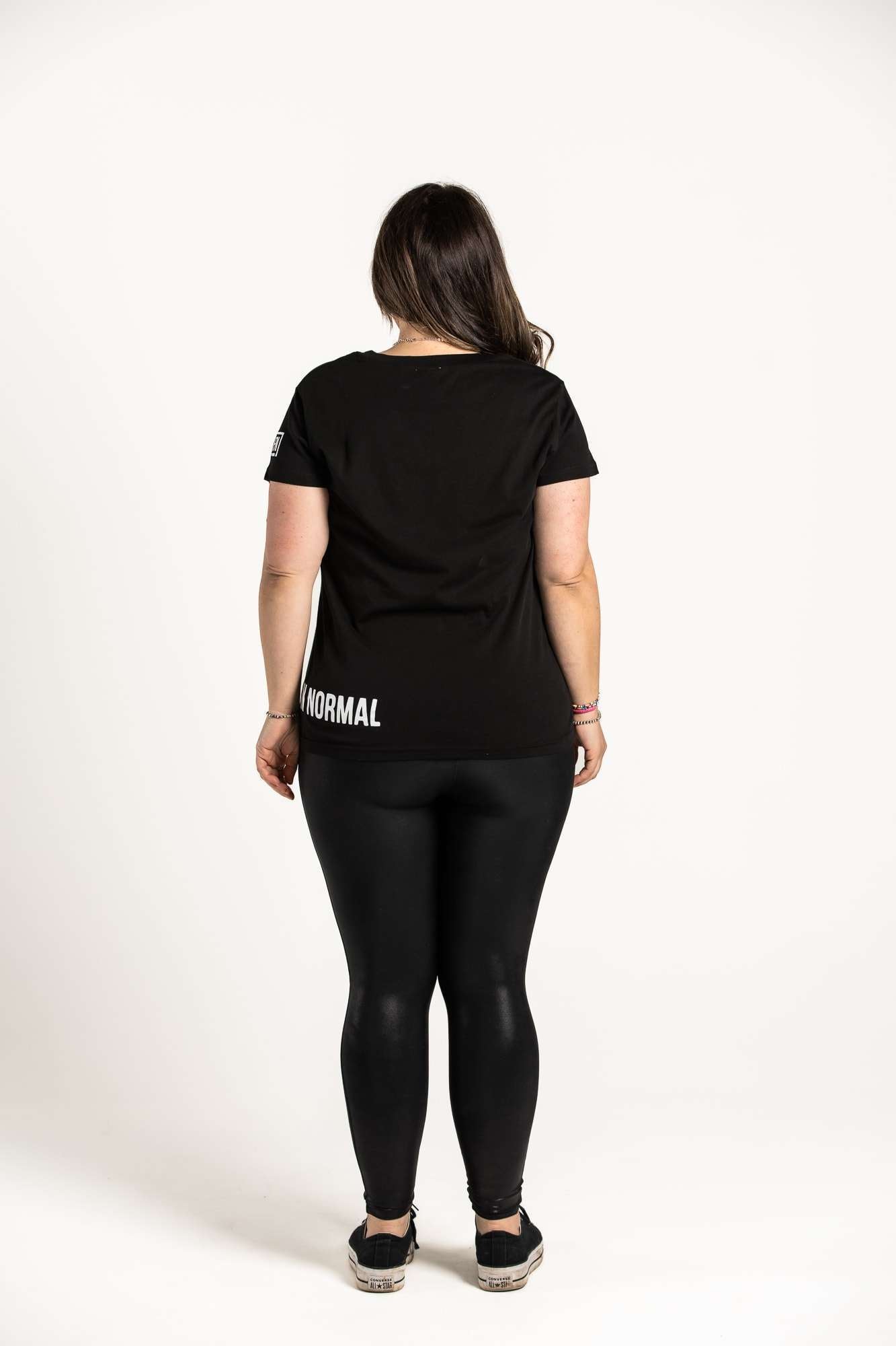 Ladies V-Neck Side Tee