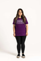 Purple :: Unisex Front Logo T-Shirt