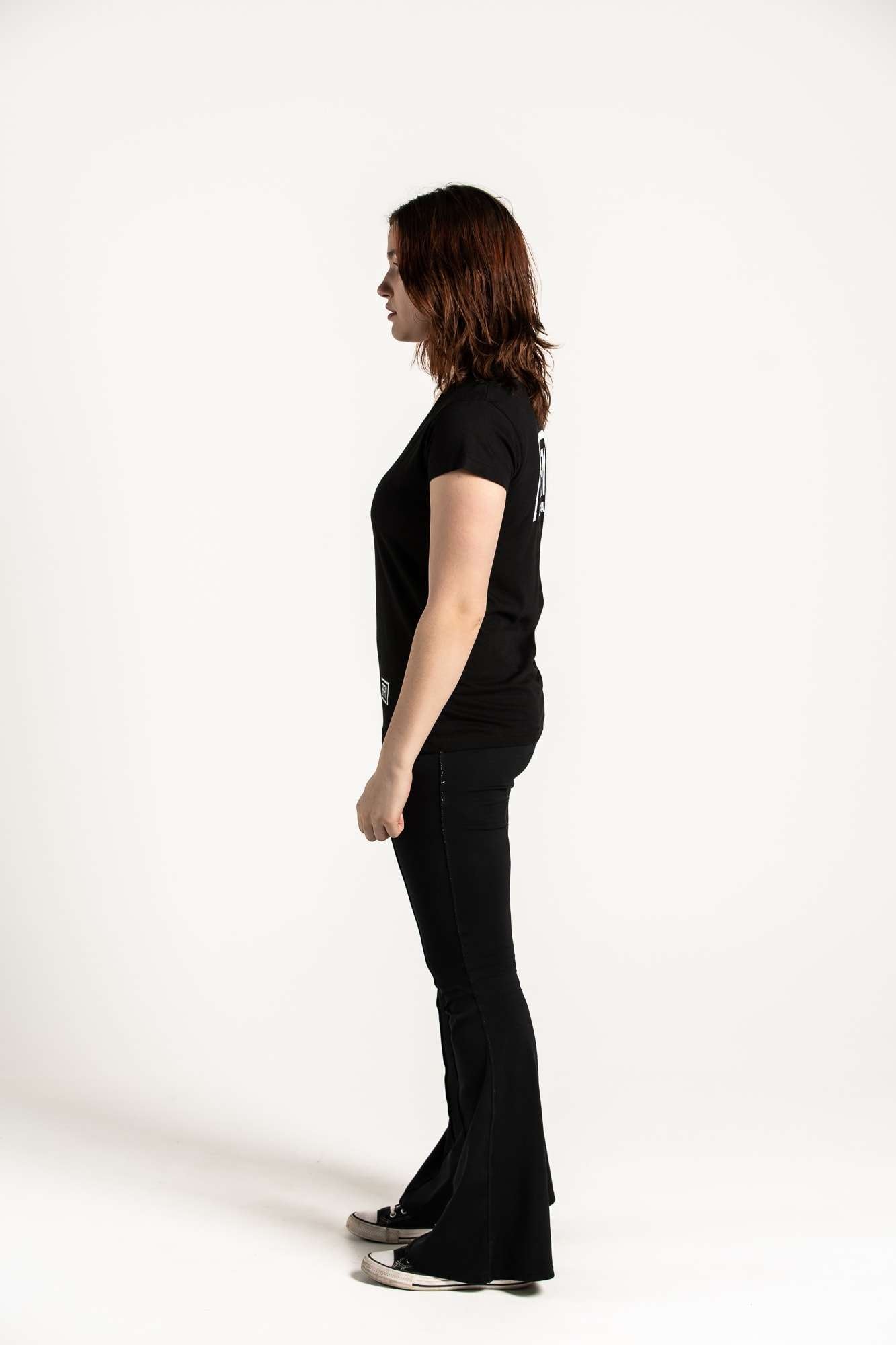 Ladies V-Neck Rear Tee