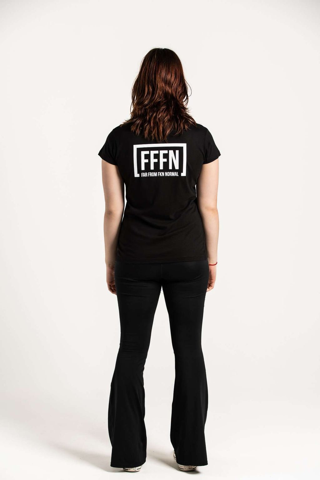 Ladies V-Neck Rear Tee
