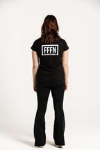 Ladies V-Neck Rear Tee