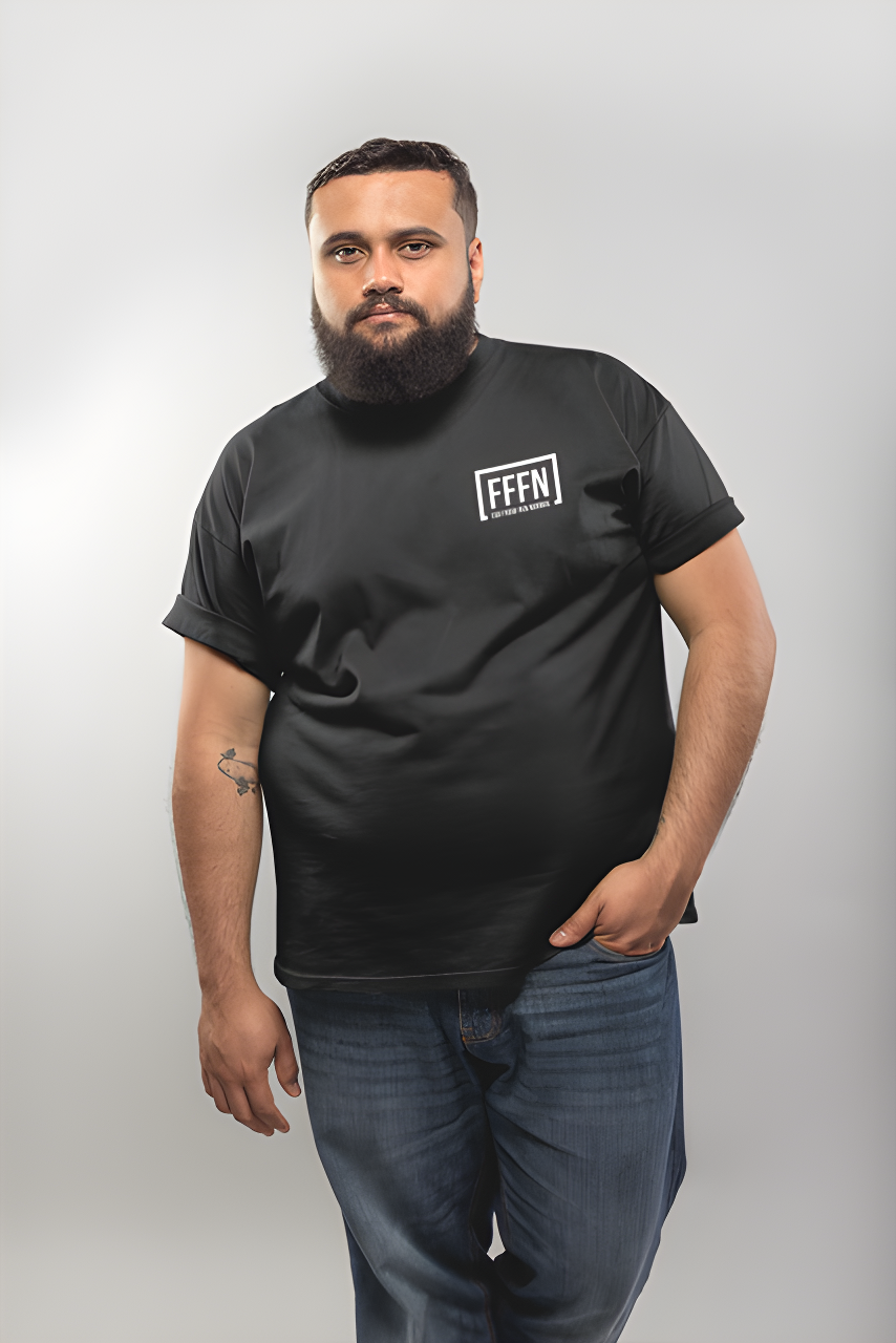 Extra love unisex T-shirt on model