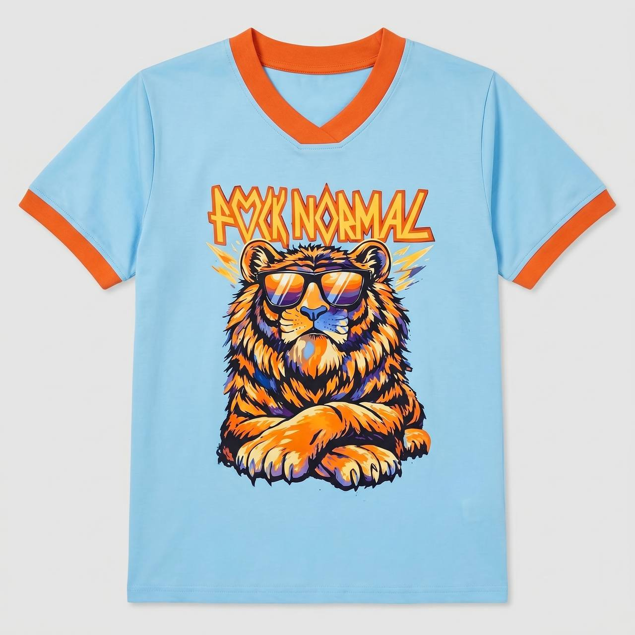 F✗CK NORMAL Electric Roar oversized jersey flat lay