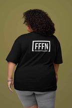 Extra love unisex T-shirt on model [model:female]